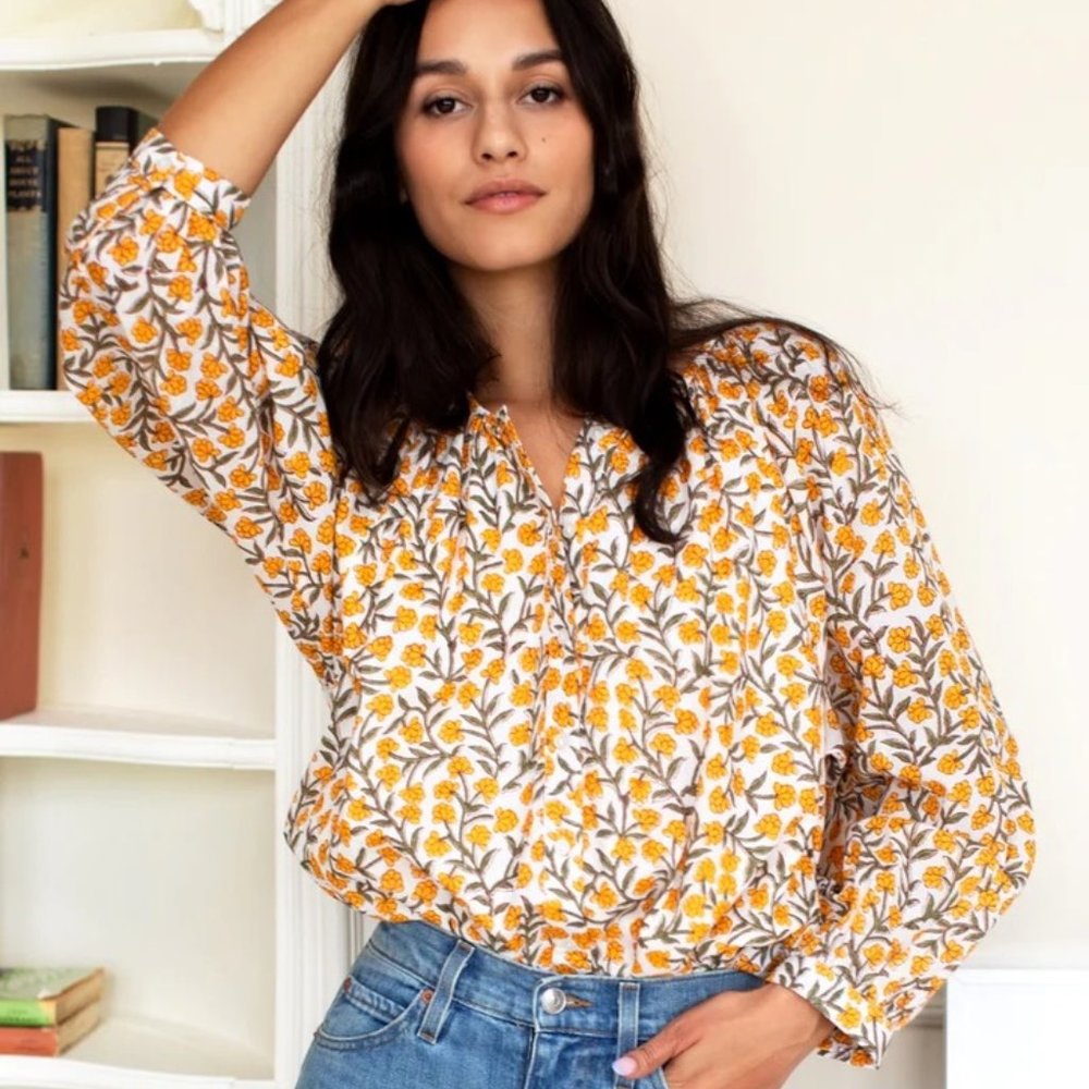 Emerson Fry- Frances Blouse- Garden Sun Organic